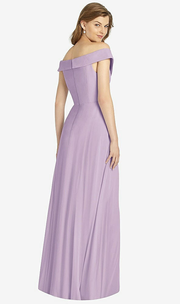 Back View - Pale Purple Bella Bridesmaid Dress BB123