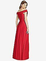 Rear View Thumbnail - Parisian Red Bella Bridesmaid Dress BB123