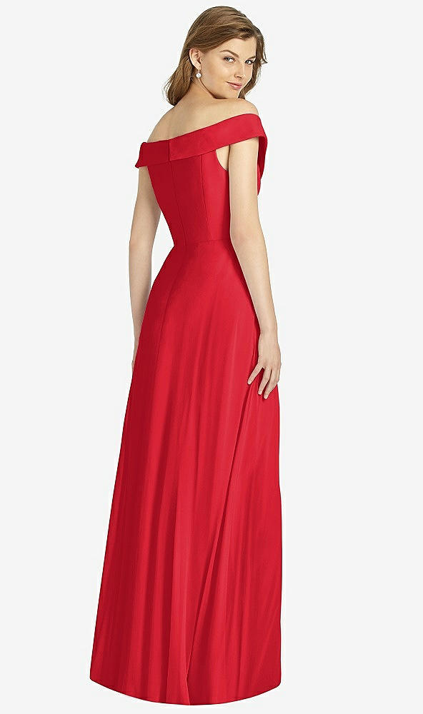Back View - Parisian Red Bella Bridesmaid Dress BB123