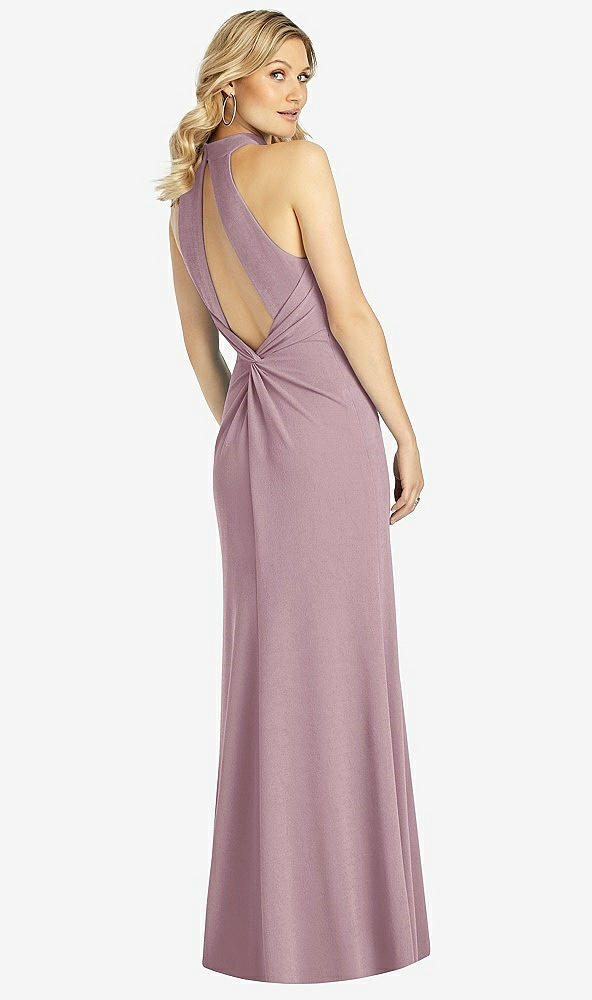 Back View - Dusty Rose After Six Bridesmaid Dress 6807