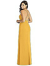 Rear View Thumbnail - NYC Yellow Thread Bridesmaid Style Cora