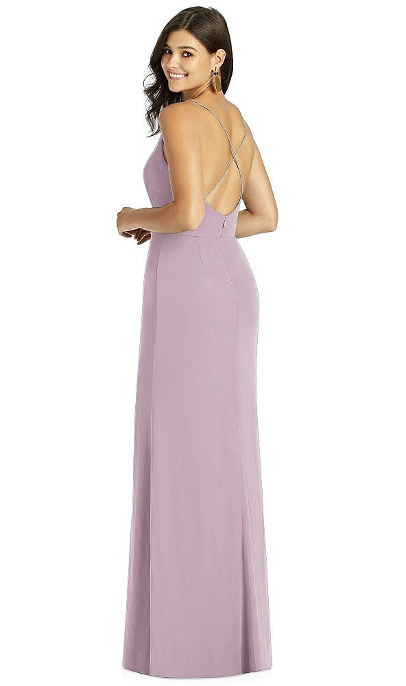Back View - Suede Rose Thread Bridesmaid Style Cora
