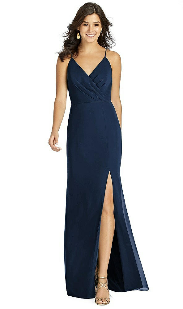 Front View - Midnight Navy Thread Bridesmaid Style Cora
