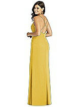 Rear View Thumbnail - Marigold Thread Bridesmaid Style Cora
