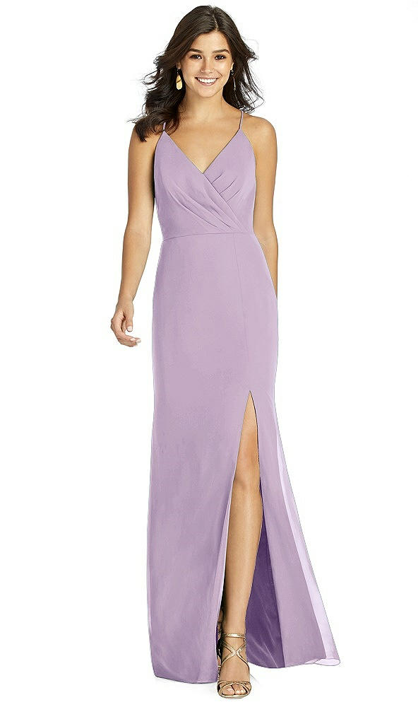 Front View - Pale Purple Thread Bridesmaid Style Cora