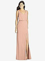 Front View Thumbnail - Pale Peach Thread Bridesmaid Style Ines