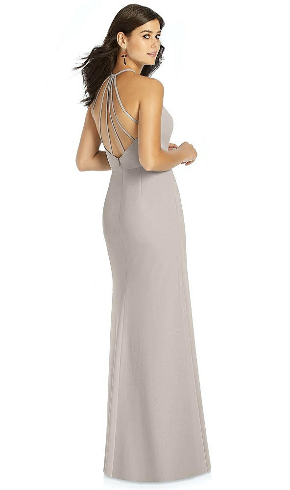 Back View - Taupe Thread Bridesmaid Style Molly