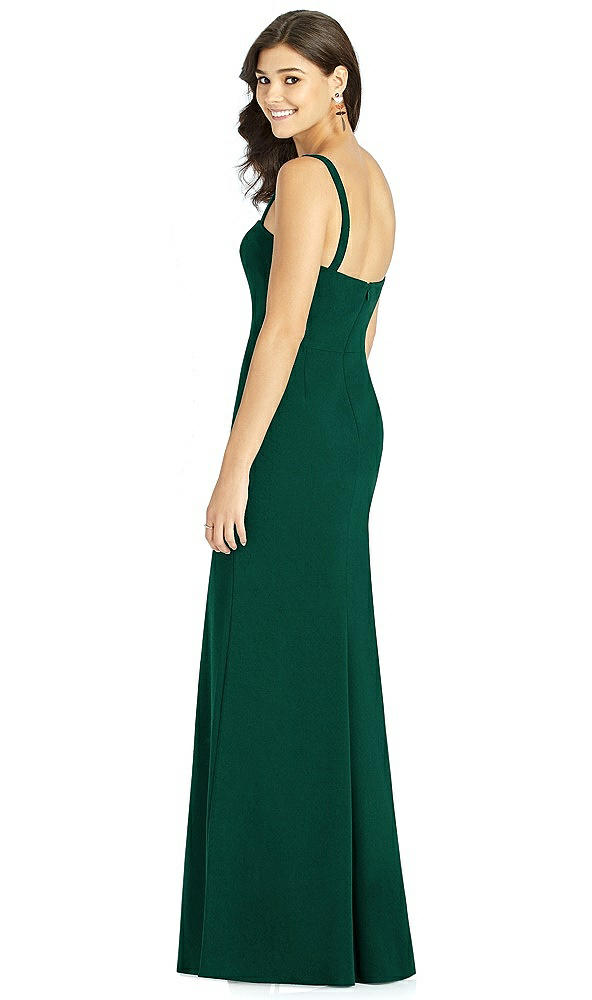 Back View - Hunter Green Thread Bridesmaid Style Grace