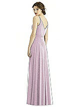 Rear View Thumbnail - Suede Rose Silver After Six Shimmer Bridesmaid Dress 1511LS