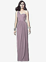 Alt View 1 Thumbnail - Suede Rose Silver Dessy Shimmer Bridesmaid Dress 2905LS