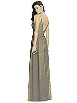 Rear View Thumbnail - Mocha Gold Dessy Shimmer Bridesmaid Dress 2989LS