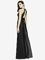 Front View Thumbnail - Black Silver Dessy Shimmer Bridesmaid Dress 2990LS