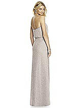 Rear View Thumbnail - Taupe Silver After Six Shimmer Bridesmaid Dress 6761LS