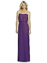 Front View Thumbnail - Majestic Gold After Six Shimmer Bridesmaid Dress 6761LS