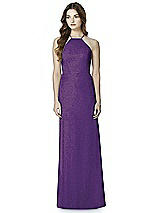 Front View Thumbnail - Majestic Gold After Six Shimmer Bridesmaid Dress 6762LS