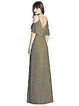 Rear View Thumbnail - Mocha Gold After Six Shimmer Bridesmaid Dress 6781LS