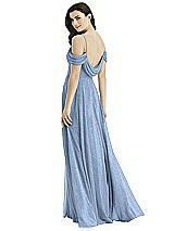 Front View Thumbnail - Cloudy Silver Studio Design Shimmer Bridesmaid Dress 4525LS