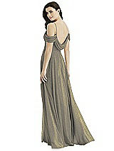 Front View Thumbnail - Mocha Gold Studio Design Shimmer Bridesmaid Dress 4525LS