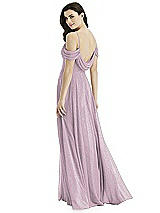 Front View Thumbnail - Suede Rose Silver Studio Design Shimmer Bridesmaid Dress 4525LS