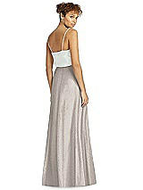 Rear View Thumbnail - Taupe Silver After Six Bridesmaid Skirt S1518LS