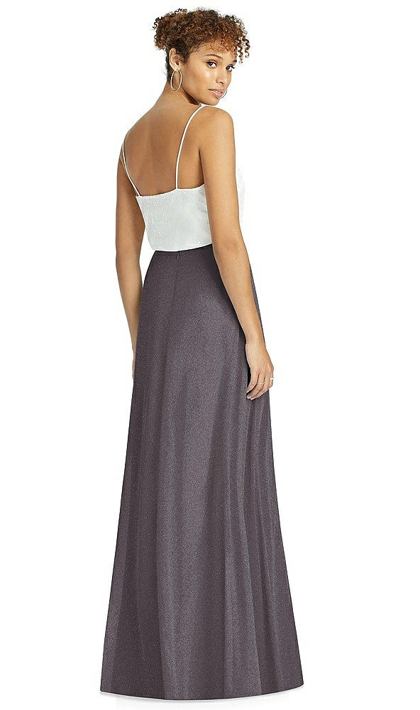 Back View - Stormy Silver After Six Bridesmaid Skirt S1518LS