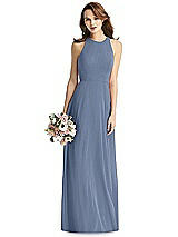 Front View Thumbnail - Larkspur Blue Thread Bridesmaid Style Emily
