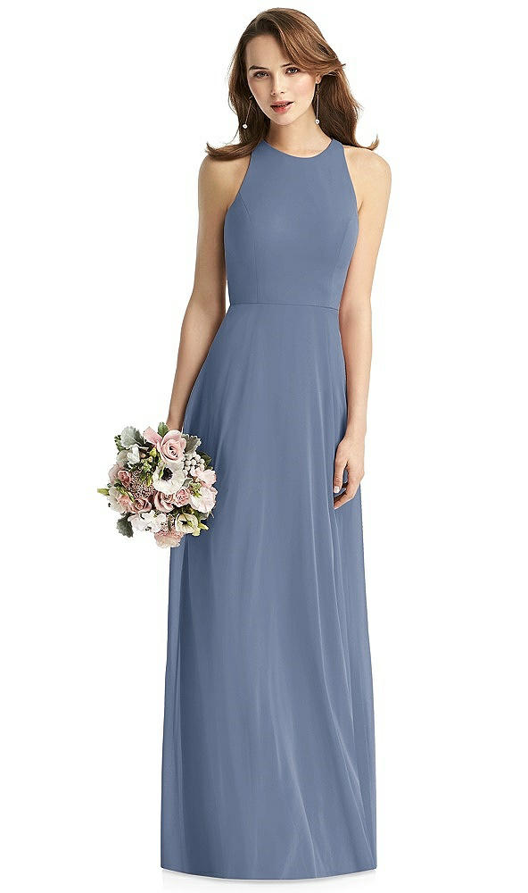 Front View - Larkspur Blue Thread Bridesmaid Style Emily