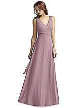 Front View Thumbnail - Dusty Rose Thread Bridesmaid Style Layla