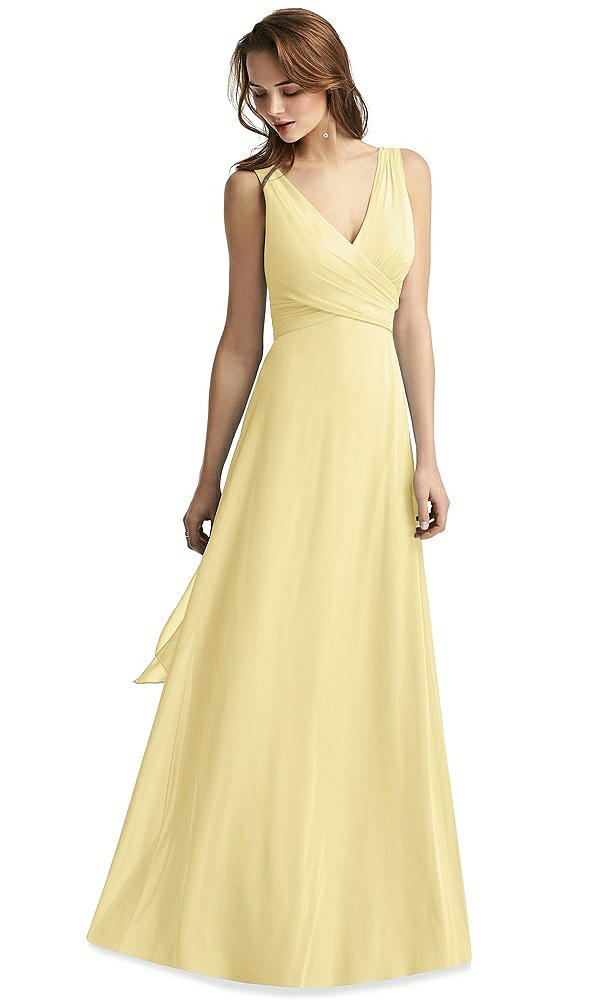 Front View - Pale Yellow Thread Bridesmaid Style Layla