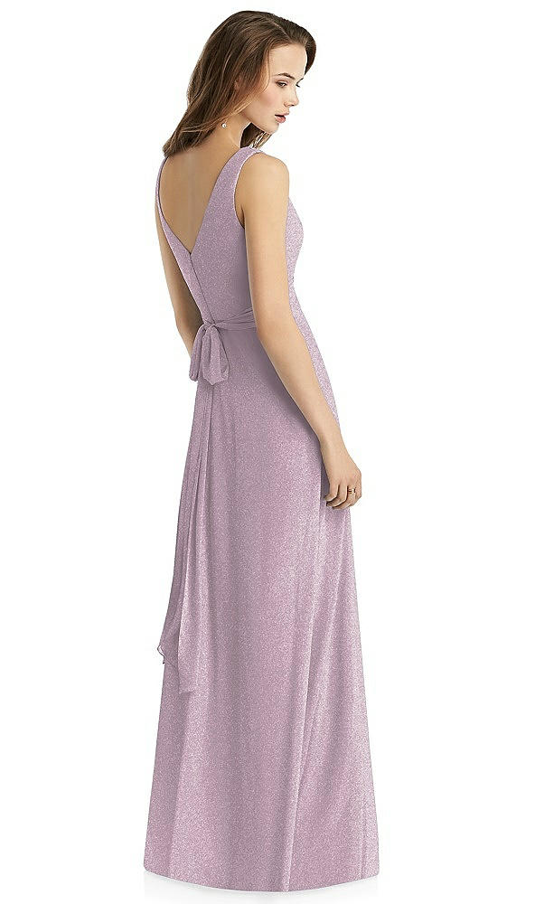 Back View - Suede Rose Silver Thread Bridesmaid Style Layla