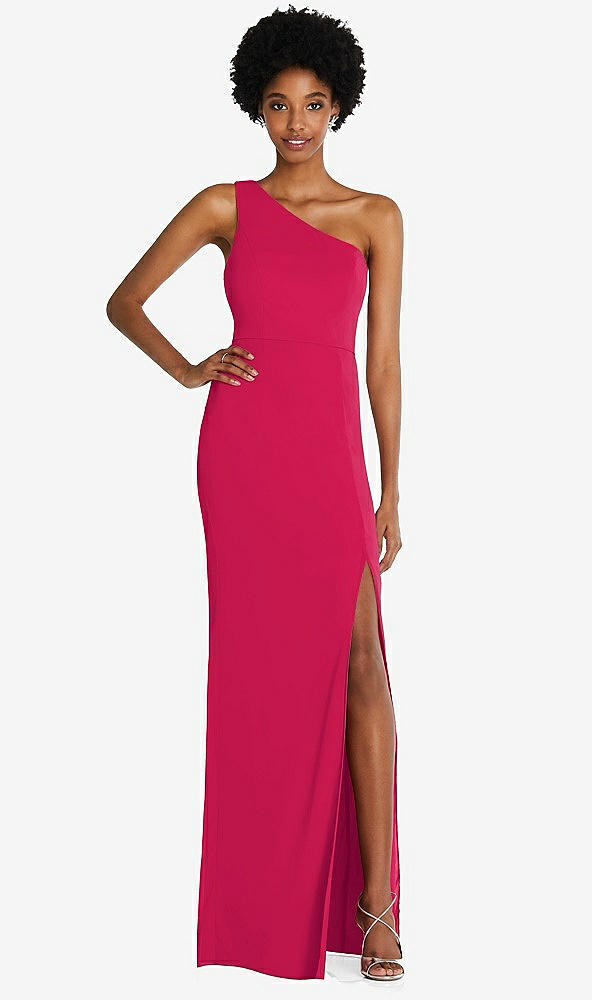 Front View - Vivid Pink Thread Bridesmaid Style Addison