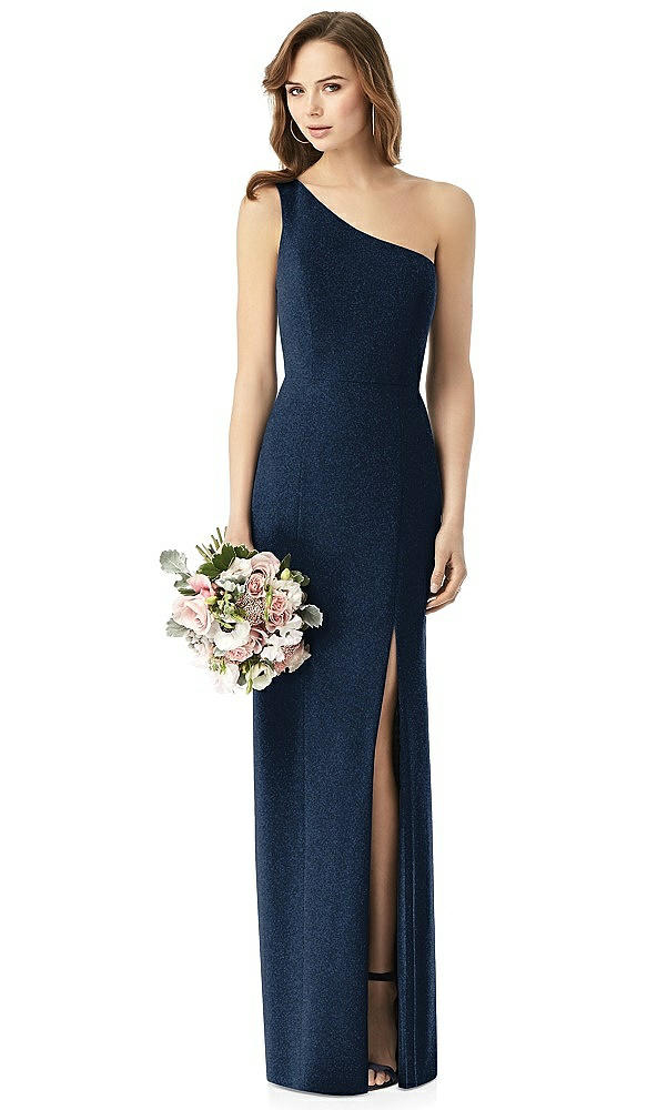 Front View - Midnight Gold Thread Bridesmaid Style Addison