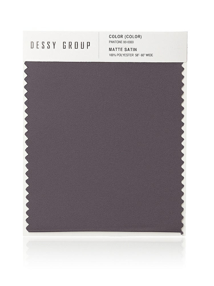 Front View - Stormy Matte Satin Fabric Swatch