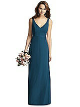 Front View Thumbnail - Atlantic Blue Thread Bridesmaid Style Peyton