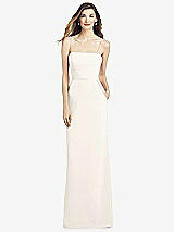 Alt View 1 Thumbnail - Ivory Spaghetti Strap A-line Crepe Dress with Pockets