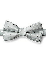 Side View Thumbnail - Willow/vineyard Green/ivory Modern Polka Dot Pre-Tied Bow-Tie