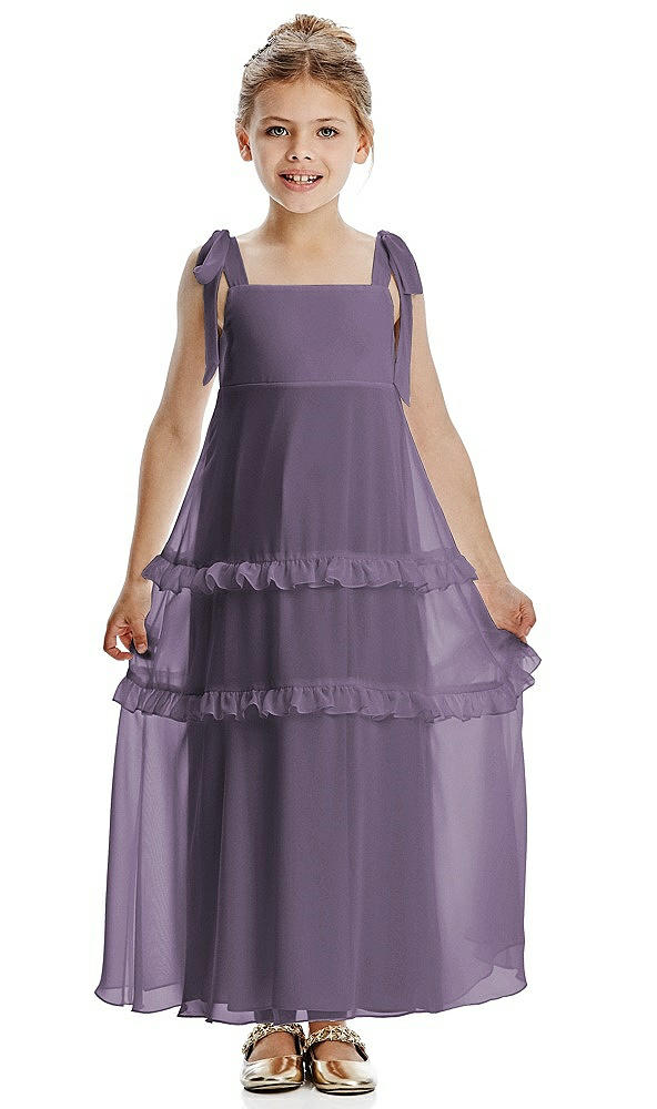 Front View - Lavender Flower Girl Dress FL4071