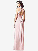 Rear View Thumbnail - Ballet Pink Ruched Halter Open-Back Maxi Dress - Jada