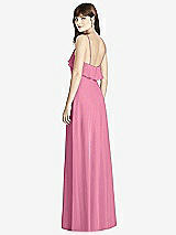 Rear View Thumbnail - Orchid Pink Ruffle-Trimmed Backless Maxi Dress - Britt