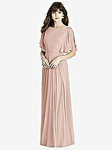 Front View Thumbnail - Toasted Sugar Split Sleeve Backless Maxi Dress - Lila