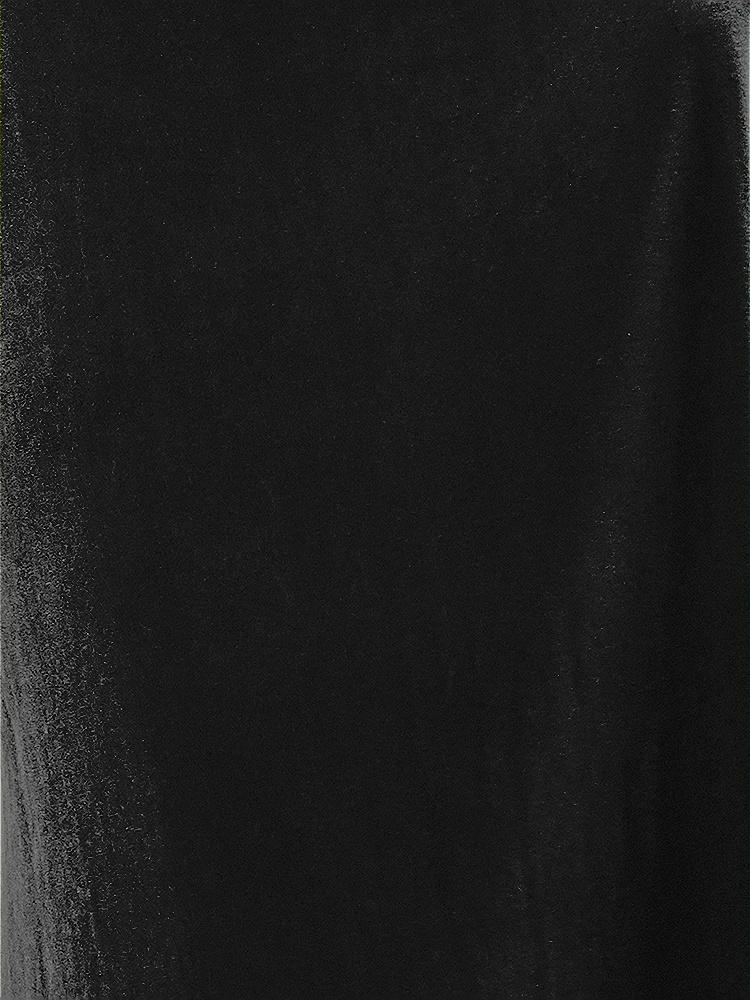 Front View - Black Lux Velvet Fabric by the Yard