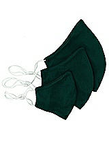 Rear View Thumbnail - Evergreen Soft Jersey Reusable Face Mask