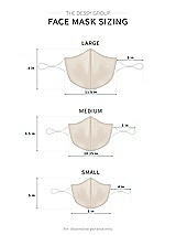 Alt View 1 Thumbnail - Oat Lux Charmeuse Reusable Face Mask