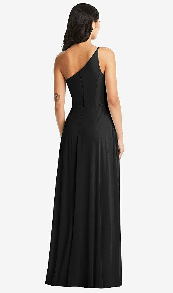 Back View - Black Bella Bridesmaids Dress BB130