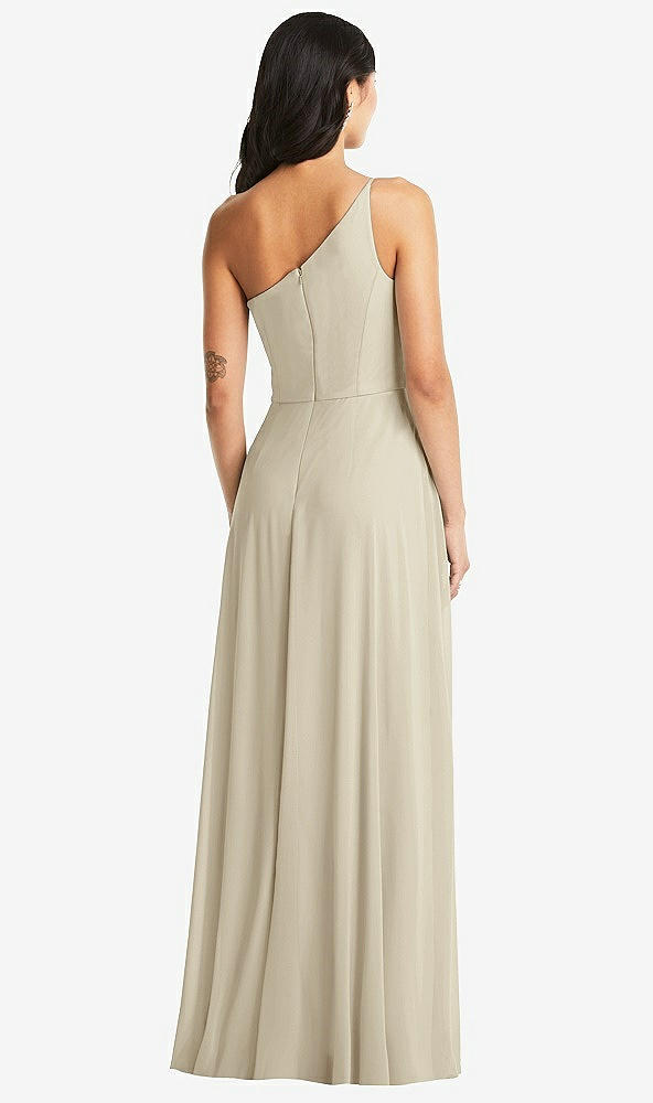 Back View - Champagne Bella Bridesmaids Dress BB130