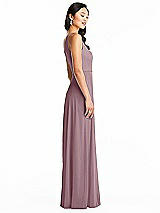 Side View Thumbnail - Dusty Rose Bella Bridesmaids Dress BB130