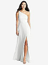 Front View Thumbnail - White Bella Bridesmaids Dress BB130