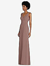 Side View Thumbnail - Sienna Square Low-Back A-Line Dress with Front Slit and Pockets