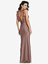 Alt View 2 Thumbnail - Sienna Ruffle Trimmed Open-Back Maxi Slip Dress