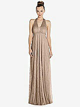 Alt View 2 Thumbnail - Topaz Empire Waist Convertible Sash Tie Lace Maxi Dress